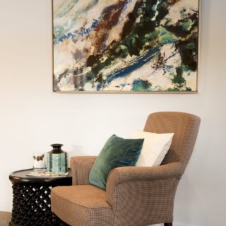 Colours of Nature - home staging - seating and art